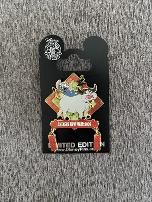 PIN PUNTADA BUEY AÑO NUEVO CHINO DISNEY 2009 ~ ENVÍO GRATUITO Foto 1 de 4