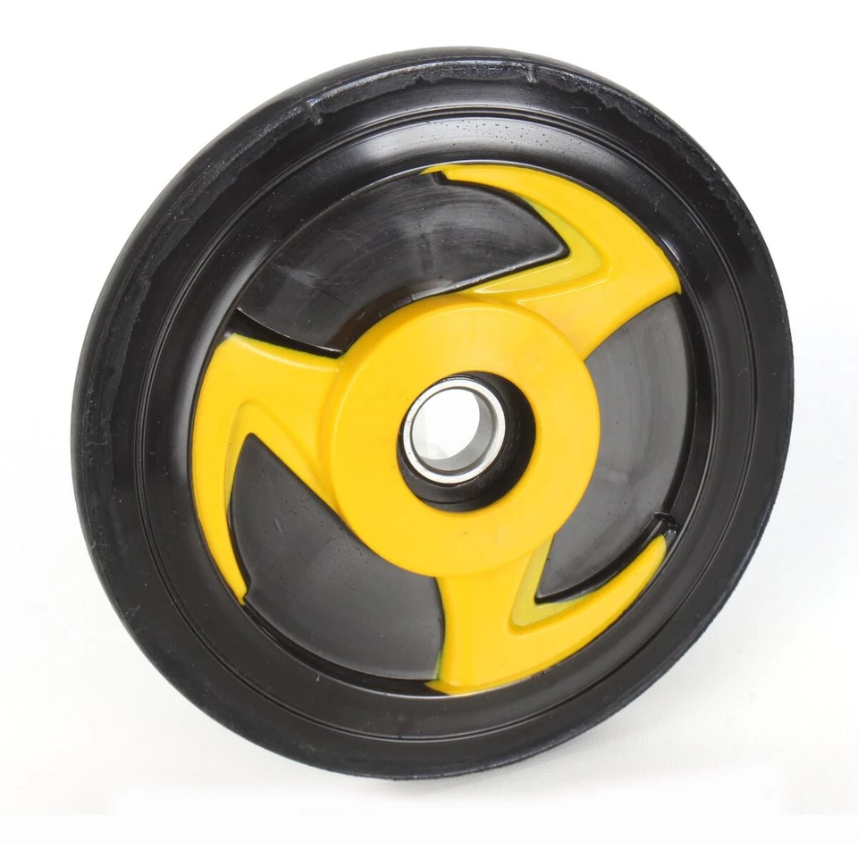 Rueda loca Kimpex amarilla con rodamiento - 04-1178-28 Foto 1 de 2