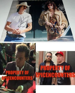 MATTHEW MCCONAUGHEY JARED LETO SIGNED DALLAS BUYERS CLUB 8X10 PHOTO W/PROOF +COA - Picture 1 of 3