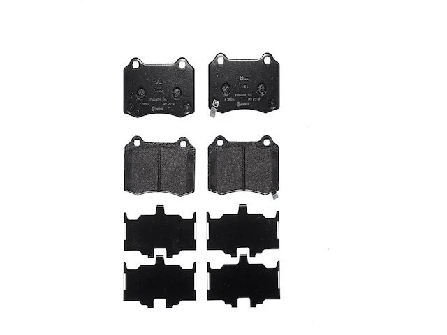 Rear Brake Pad Set For 2016-2021 Tesla X 2017 2018 2019 2020 QG959RV - Image 1 of 1