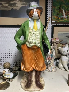 Vintage Italian Pottery Ronan Boxer Whimsical statue - Picture 1 of 10