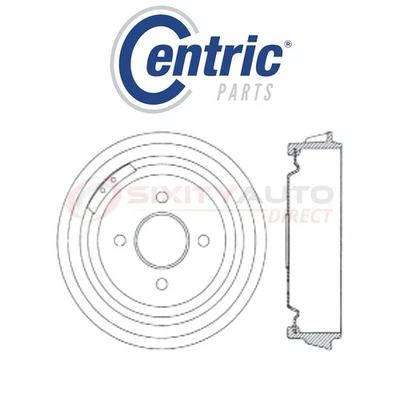 Centric C-TEK Brake Drum for 1978-1983 Ford Fairmont 2.3L 3.3L 4.2L 5.0L L4 tn Foto 1 de 4