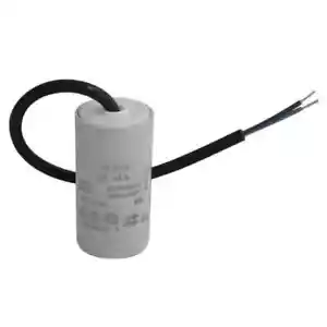 Condensatore da 10 mF microfarad per motori elettrici con cavi isolati da 200 mm - Imagen 1 de 1