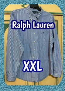 Gebrauchte Herren Top Zustand RALPH LAUREN LS Button Down Hemd XXL 2XL KOSTENLOSER VERSAND - Bild 1 von 13