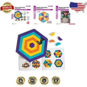 STEM Educational Mosaic Puzzle for Kids - Safe, Non-Toxic, Award Winning - Picture 1 of 8