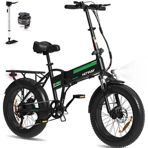 Bicicleta eléctrica plegable de 20 pulgadas 500W 48V12Ah Fat Tire Mountainbike MTB Citybike - Imagen 1 de 25