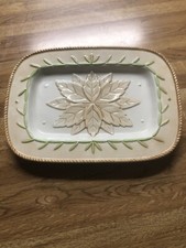 Fitz and Floyd Le Canard Rectangular Snack Tray Dish Euc in Box