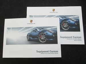 Porsche Cayman & S Tequipment 2014 2015 DEUTSCHER Katalog Zubehör Räder Prospekt - Bild 1 von 5