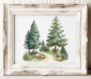 Kinderzimmer Kunstdruck, Bäume Kinderzimmer Wand Kunstdruck, Kinderzimmer Bäume Wanddruck #83 - Bild 1 von 2