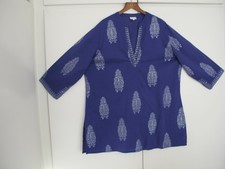 EAST PURPLE ETHNIC INDIAN STYLE KURTI KAFTAN TOP TUNIC BLOUSE SHIRT UK 18-20 XL