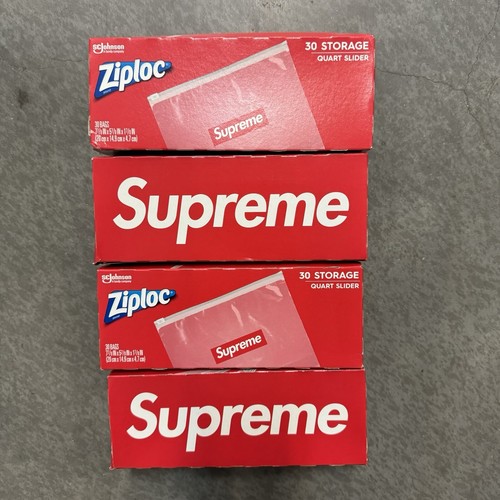 Sacs Supreme Ziploc TOUTES LES 4 BOÎTES (boîte de 30 pièces chacune) NEUF EN MAIN PRÊT À EXPÉDIER