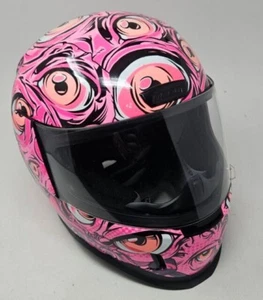 Neon PINK Motorcycle Helmet - Picture 1 of 1