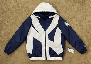 NEW YORK YANKEES MLB 2022 Starter Hooded Full Zip BIG LOGO Jacket 3X 4X - Picture 1 of 7