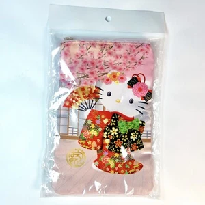 Sanrio Hello Kitty Bolsa con Mandril Nuevo JAPÓN Kawaii Maiodoru Patrón Japonés - Imagen 1 de 11