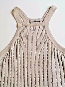 Stella McCartney dress sequin cotton knit tunic top IT42 US 6 8 Worn once - Picture 1 of 15