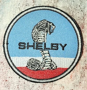  Shelby Cobra 3" rot weiß & blau bestickt Aufnäher  - Bild 1 von 1