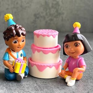 2011 Dora Diego the Explorer PVC Toy Figure Mattel Viacom Birthday Cake Topper
