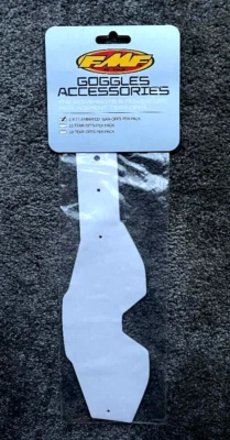 2  X  7  LAMINATED FMF POWERBOMB & POWERCORE  REPLACEMENT TEAR OFFS 51010-010-02 - Image 1 of 2