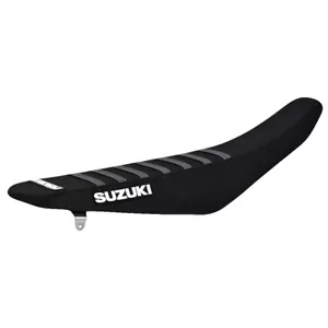 Suzuki RMZ 450 2018-2024 cubierta de asiento Enjoy MFG costilla gris todo negro logotipo #163 - Imagen 1 de 5