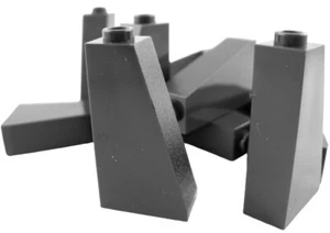 Lego 10 Stück Dachstein dunkelgrau (dark bluish gray) 2x1x3 Schrägstein 75 4460b - Bild 1 von 2