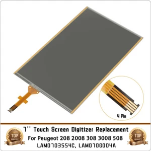 7" Touch Screen Digitizer LAM070G004A for Peugeot 208 2008 308 Citroen C5 C4l F8 - Picture 1 of 10