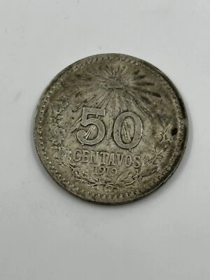1919 MEXICO 50 CENTAVOS SILVER - Image 1 of 2