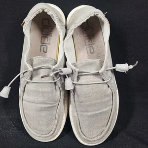 Hey Dude Damen-Slipper Größe 9 Wendy Freizeit bequem Chambray hellgrau - Bild 1 von 8