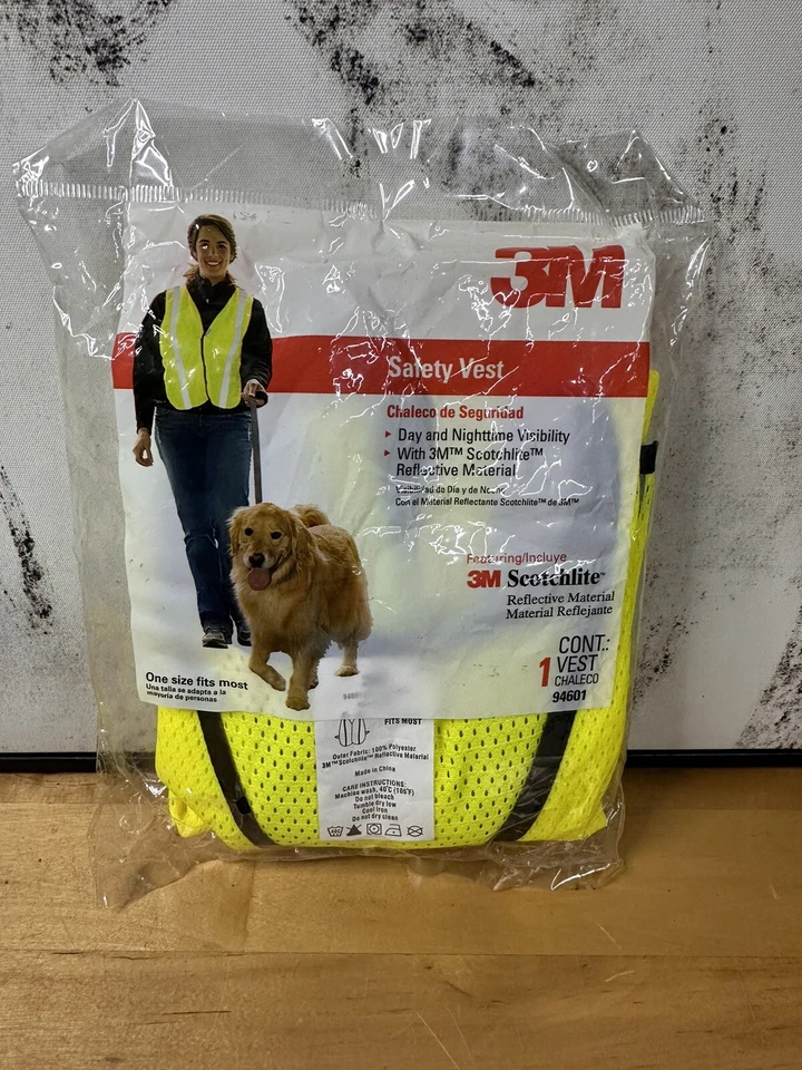 Safety Vest 3M Reflective Day Night One Size 94601