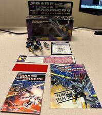 Shrapnel Insecticon Complete W Box 1985 Vintage Hasbro G1 Transformers