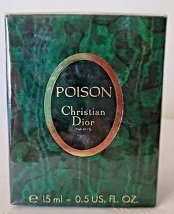 POISON BY CHRISTIAN DIOR 15ML VINTAGE EDP SPLASH (NEW WITH BOX & SEALED) - Picture 1 of 6