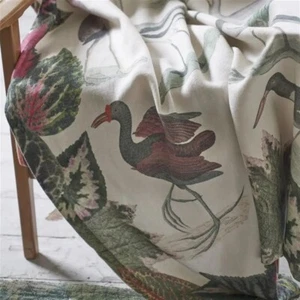 John Derian For Designer Guild Linen Birds Of A Feather Throw Wall Hanging BNWT - Picture 1 of 5