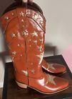 Unbranded Brown/Gold Star Boots - Women’s Size 38/8