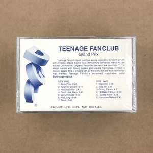 TEENAGE FANCLUB Cassette Tape 90s Rock Indie GRAND PRIX ADVANCE PROMO NEW SEALED - Picture 1 of 7