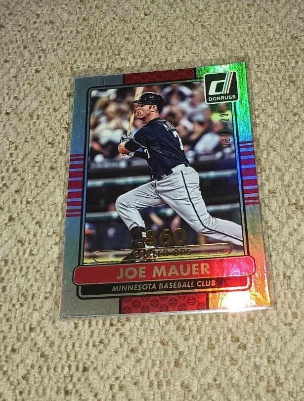 2015 JOE MAUER DONRUSS CAREER STAT LINE /400 (TWINS) - Imagem 1 de 1
