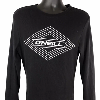 O'Neill Thermal Long Sleeve Tee Shirt Size XL Black & White Logo Slim Fit Skater - Image 1 of 4