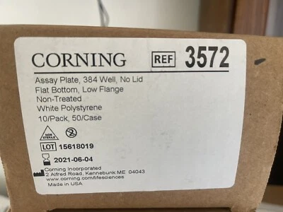 8  BOXES OF  PHOT10 SHOWN    BEST DEAL CORNING  3572 384 WELL  - Image 1 of 2