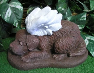 1457 Puppy Dog Angel Cupid Memorial Latex Fiberglass Production Mold Concrete - Picture 1 of 11