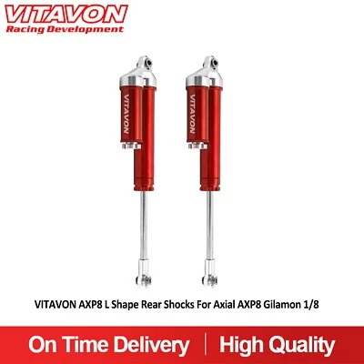 Vitavon AXP8 L Shape Rear Shocks 155mm For Axial AXP8 Gilamon 1/8 - Image 1 of 4
