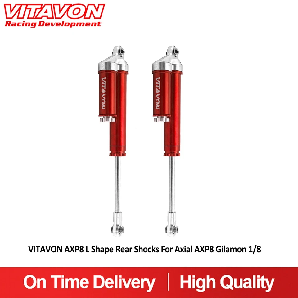 Vitavon AXP8 L Shape Rear Shocks 155mm For Axial AXP8 Gilamon 1/8 - Image 1 of 4