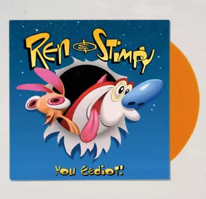 Ren And Stimpy - You Eediot! LP Vinyl (ORANGE COLOR VINYL) 500 PCS. ONLY - Imagen 1 de 2