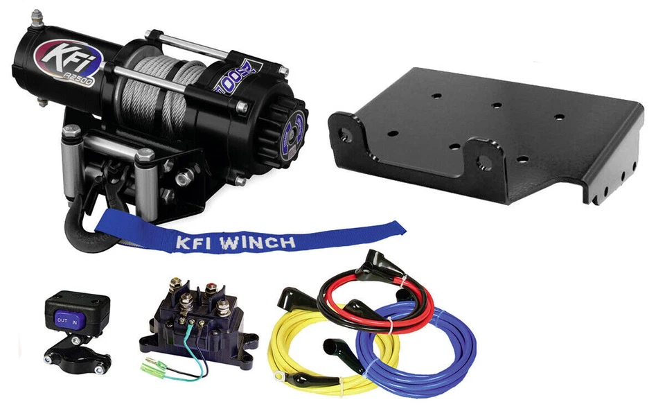 Kit de cabrestante y montaje KFI A2500-R2 para Suzuki Eiger 400 2002-2007, Vinson 500 4x4 Foto 1 de 4