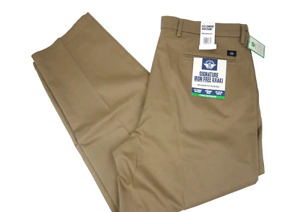 Dockers Signature Iron Free Khaki with Stain Defender Pants 40 x 32 NEW - Image 1 of 3