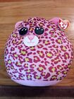Ty Squish-A-Boos 9" Pink Leopard  Lainey Plush, Nwt, $16.99