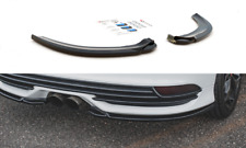 CUP Heckstoßstangen Diffusor Seiten Ansätze SCHWARZ für Ford Focus MK3 ST FL V2