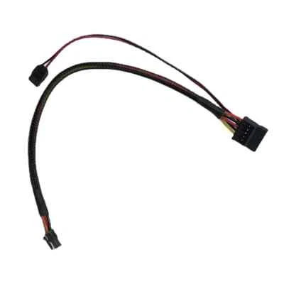 Dual SATA 15P SSD Optical Drive Power Cable 18AWG for DELL 3653 3650 3655 - Image 1 of 4
