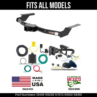 Kit de arnés de cableado de 7 pines enganche de remolque Lexus GX470 03-09 se adapta a todos los modelos Curt Foto 1 de 4