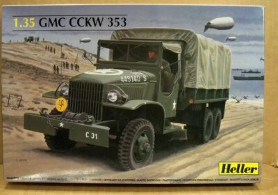 Camión GMC escala 1/35 de 2-1/2 toneladas de Heller (#81121) (TA #9) Foto 1 de 4