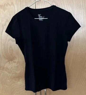 Pulôver GAP preto algodão gola redonda feminino tamanho pequeno FRETE GRÁTIS! - Imagem 1 de 4