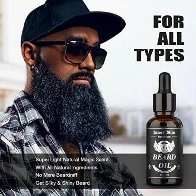 Huile Naturelle Entretien Barbe Soin Croissance Adoucir Hydrater Renforcer Homme - Photo 1/4