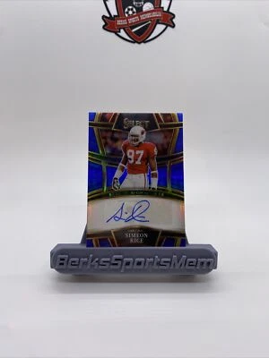 2022 SELECT BLUE PRIZM AUTOGRAPH CARDINALS SIMEON RICE AUTO /99 Q1139 - Image 1 of 4